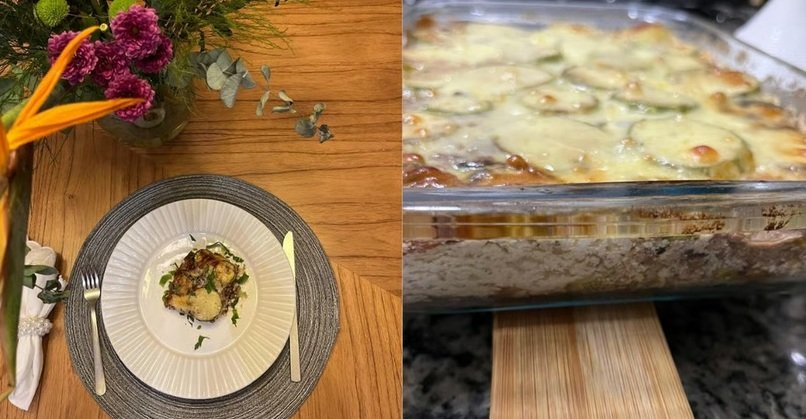 Abobrinha Gratinada com Molho de Carne Moída e Ricota: Uma Receita Saborosa e Nutritiva